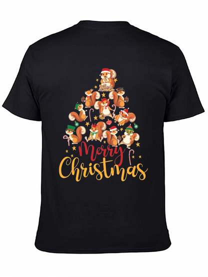 Squirrel Christmas Tree T-Shirt