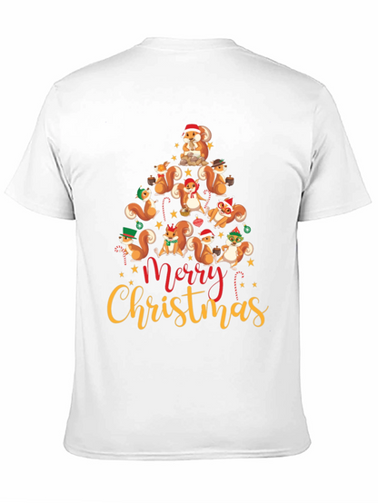Squirrel Christmas Tree T-Shirt