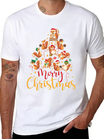 Squirrel Christmas Tree T-Shirt
