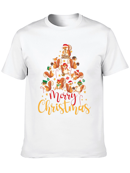 Squirrel Christmas Tree T-Shirt