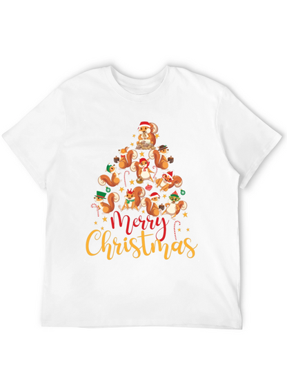 Squirrel Christmas Tree T-Shirt