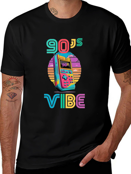 90s Vibe Graphic Tee - Retro Style