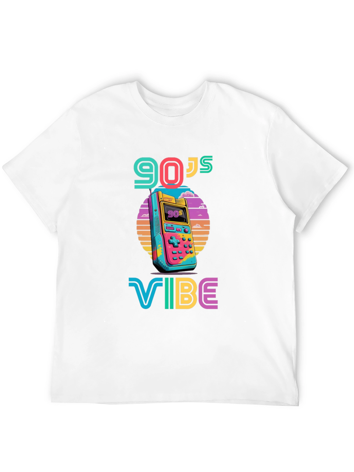 90s Vibe Graphic Tee - Retro Style