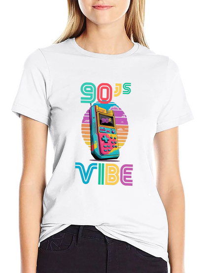 90s Vibe Graphic Tee - Retro Style