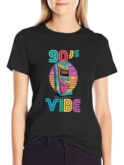 90s Vibe Graphic Tee - Retro Style
