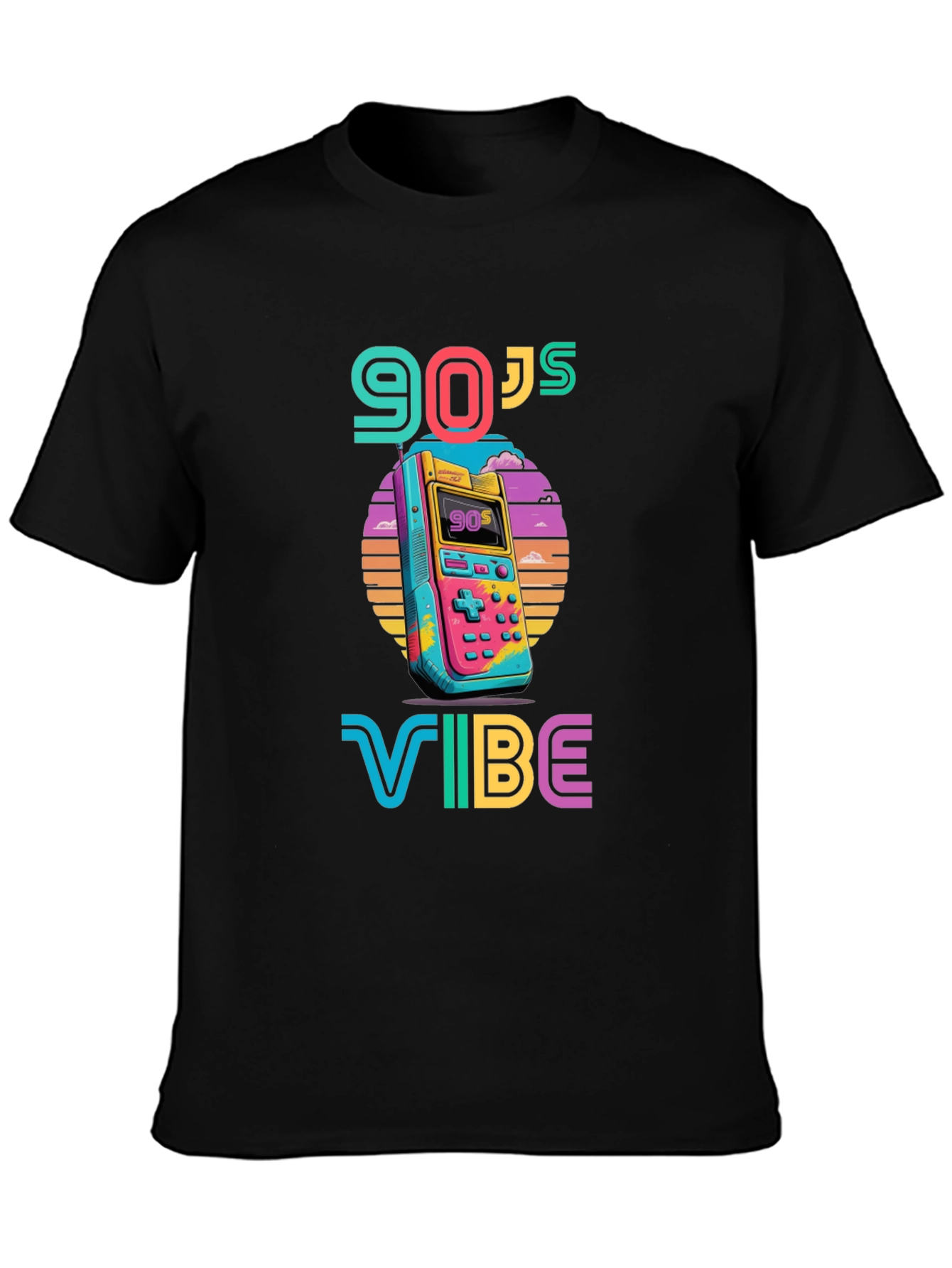 90s Vibe Graphic Tee - Retro Style