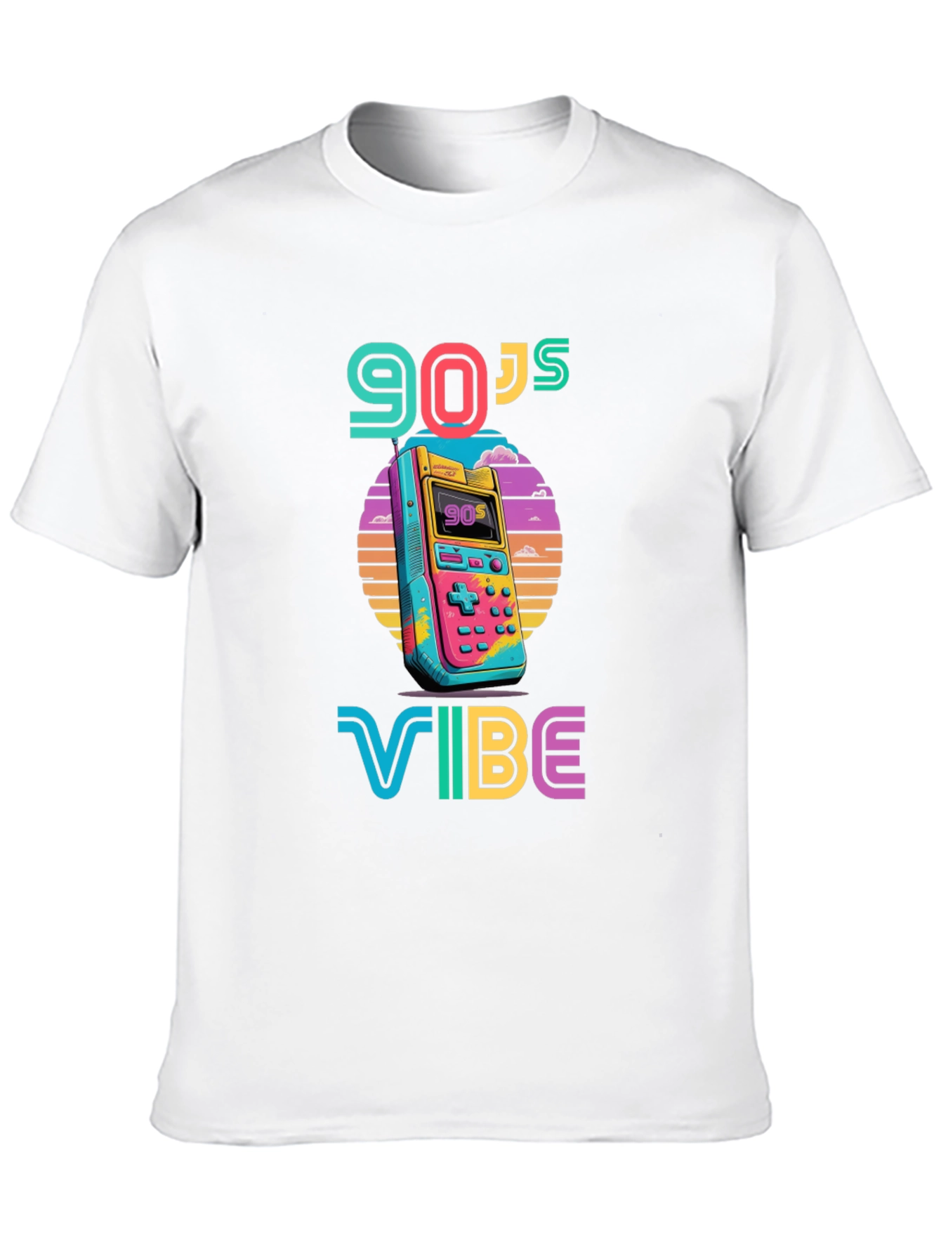 90s Vibe Graphic Tee - Retro Style