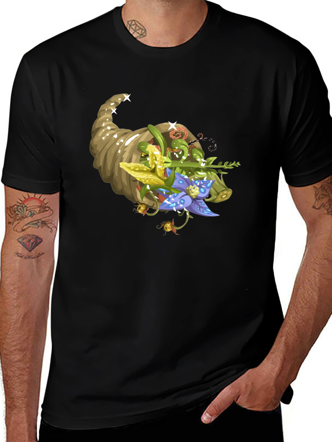Thanksgiving Cornucopia Graphic Tee