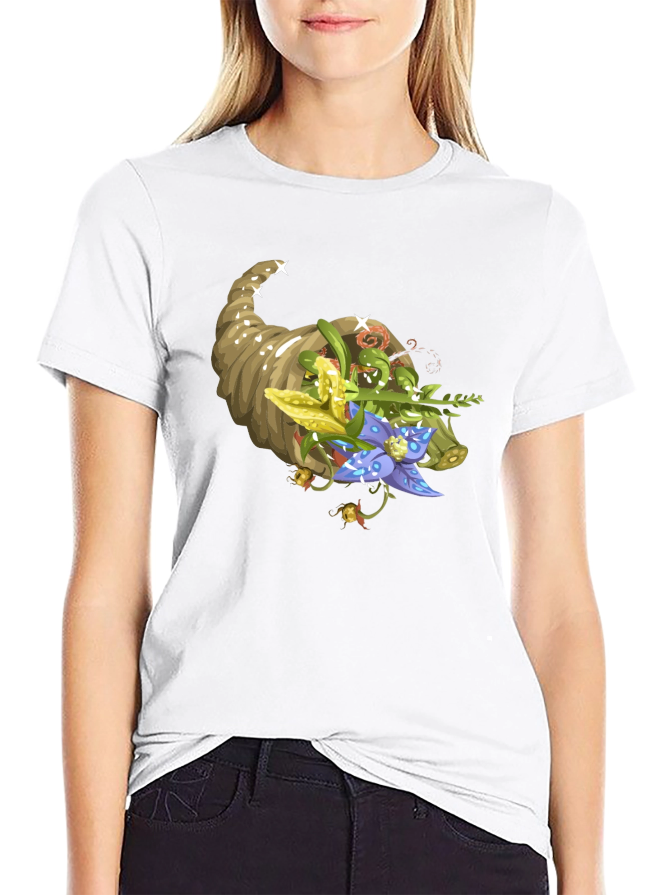Thanksgiving Cornucopia Graphic Tee