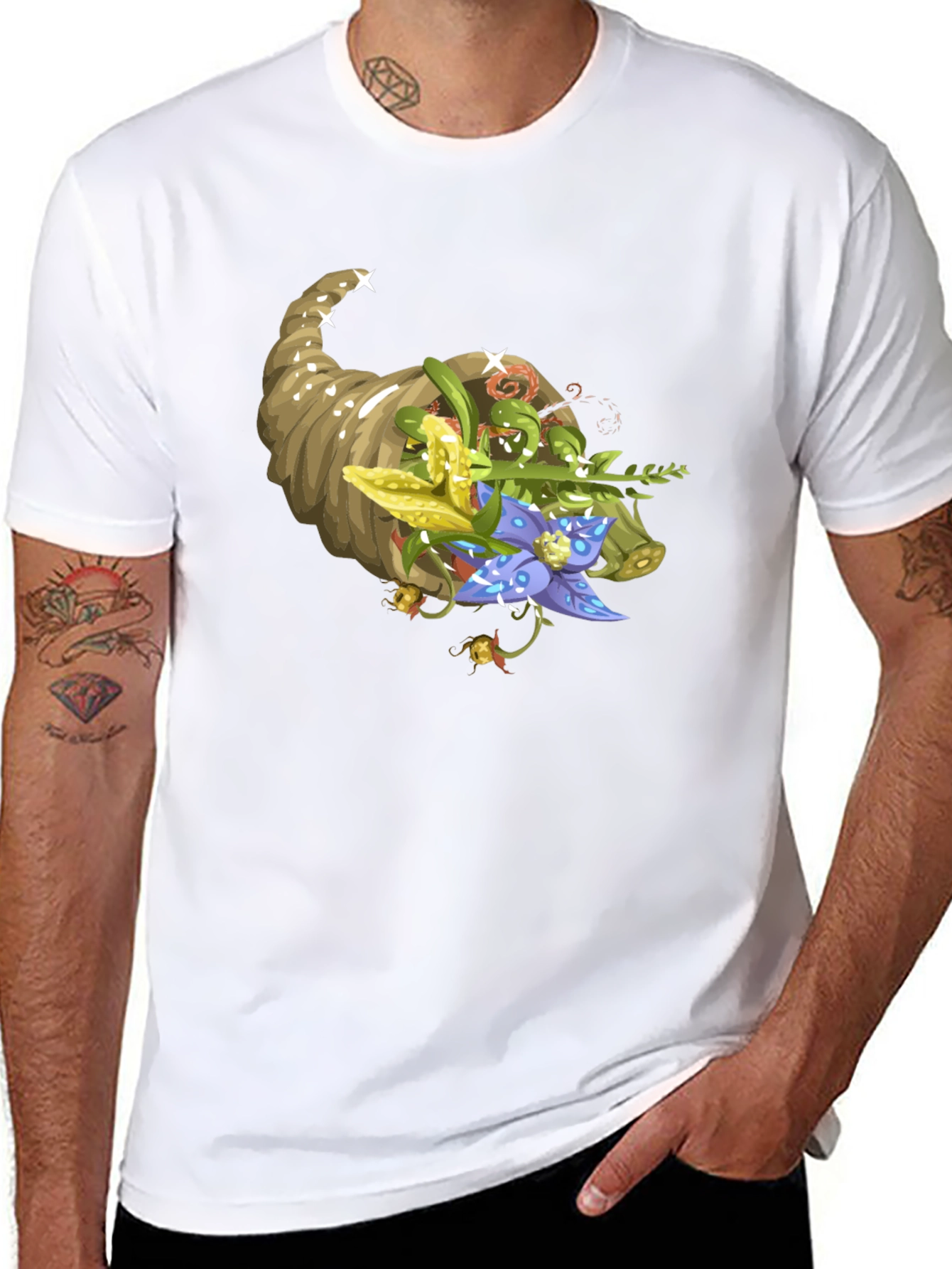 Thanksgiving Cornucopia Graphic Tee
