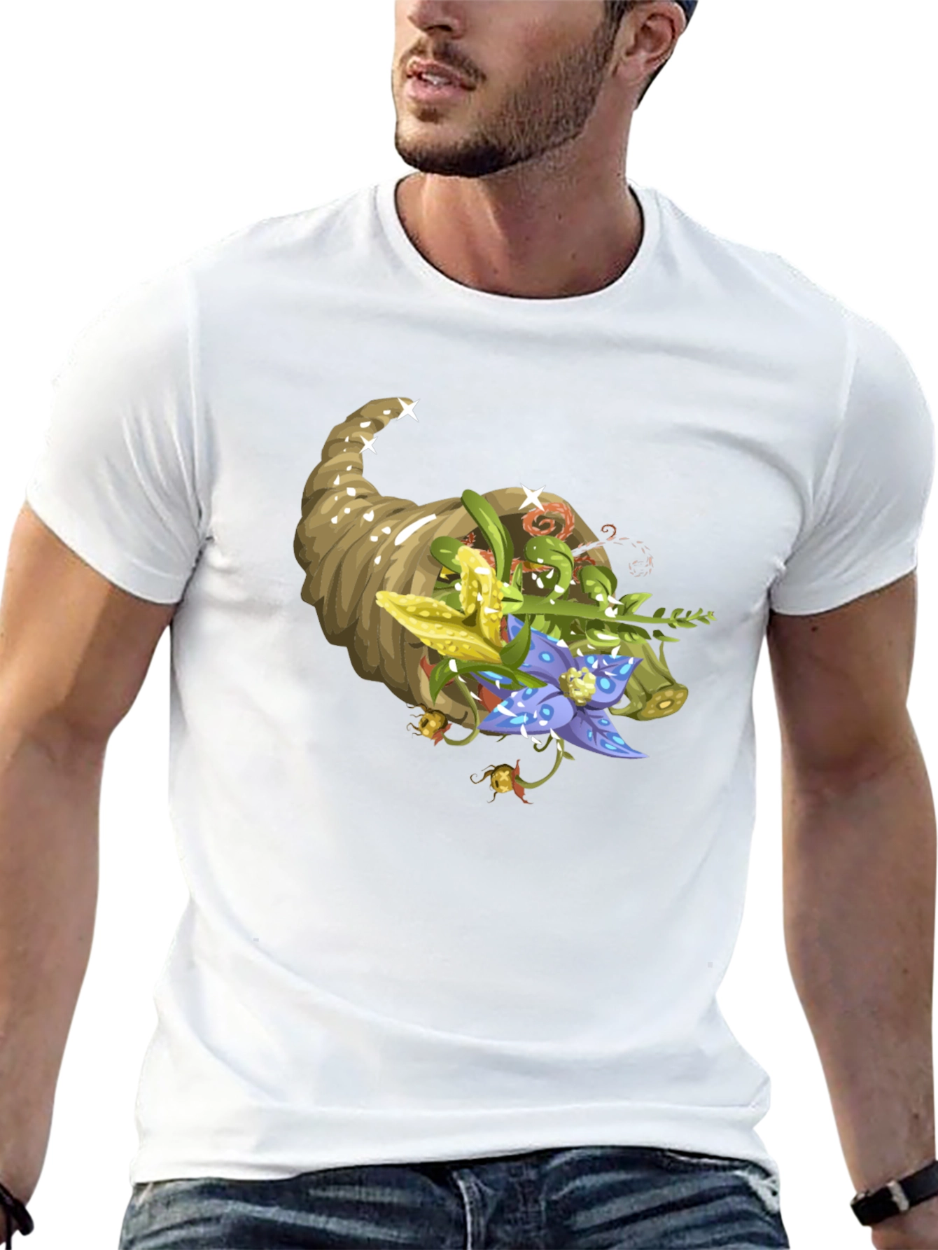 Thanksgiving Cornucopia Graphic Tee