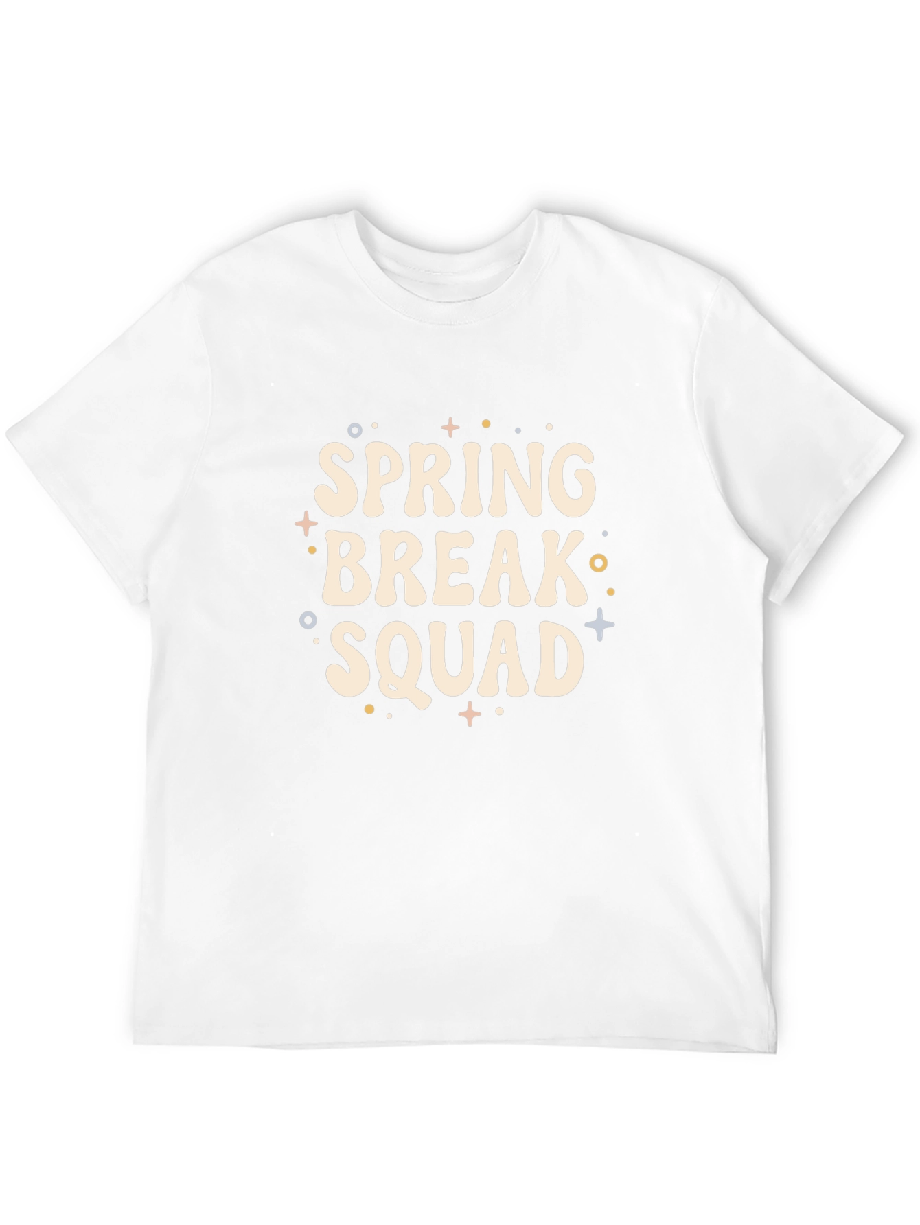 Spring Break Squad Black Graphic Tee