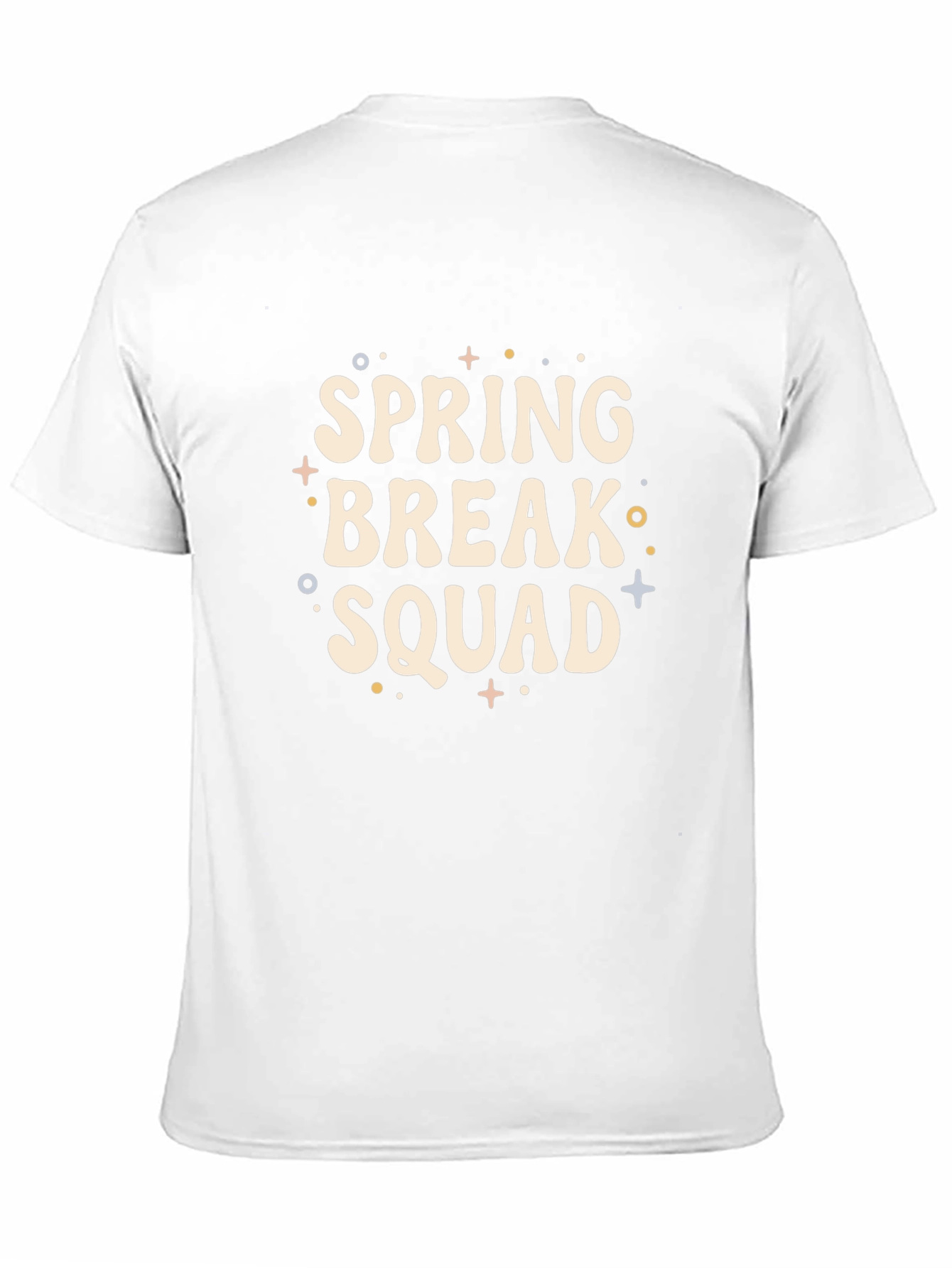 Spring Break Squad Black Graphic Tee
