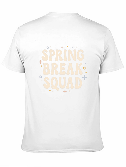 Spring Break Squad Black Graphic Tee