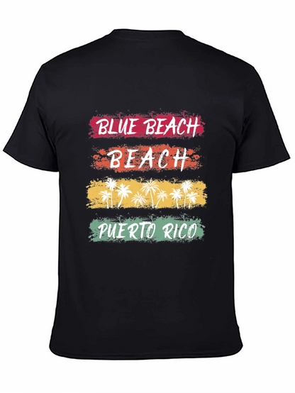 Blue Beach Puerto Rico Graphic T-Shirt