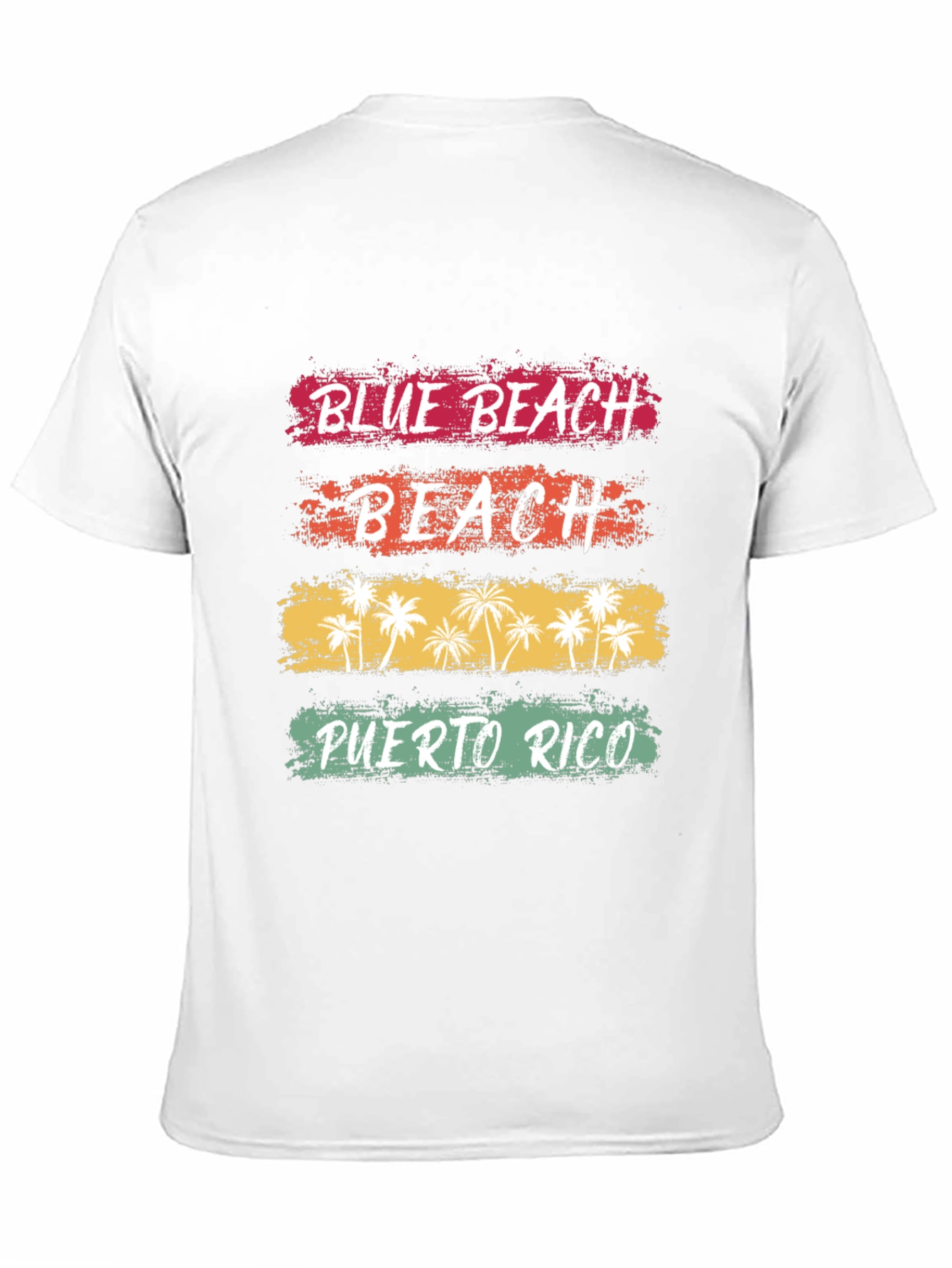 Blue Beach Puerto Rico Graphic T-Shirt