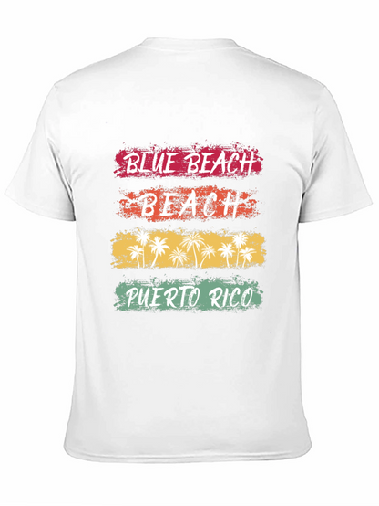 Blue Beach Puerto Rico Graphic T-Shirt