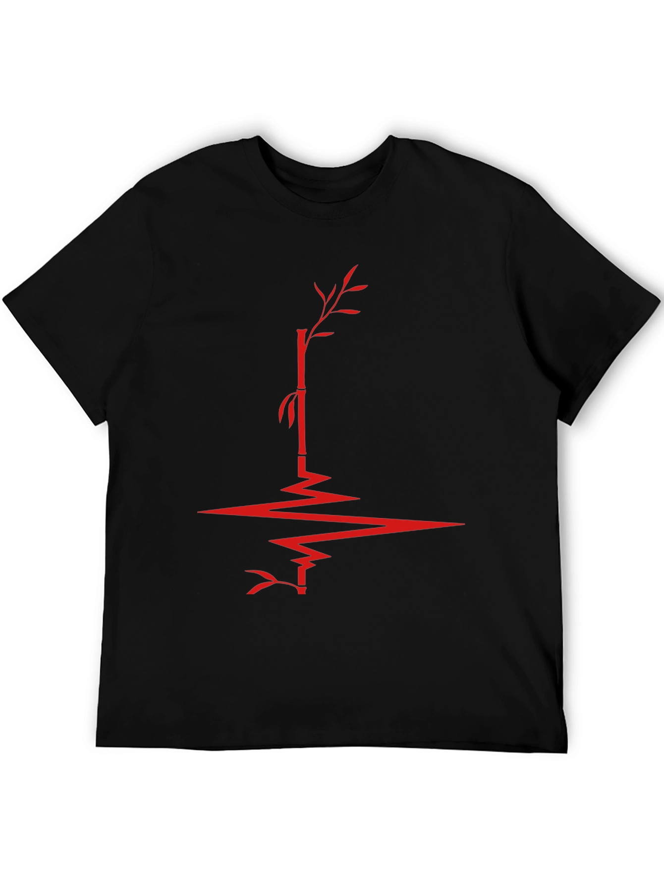 Bamboo Heartbeat Graphic Tee - Modern Menswear