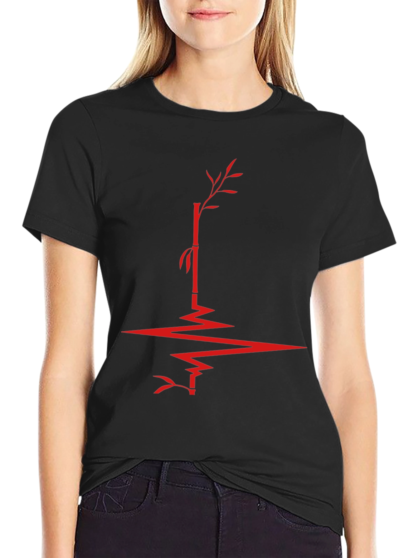 Bamboo Heartbeat Graphic Tee - Modern Menswear