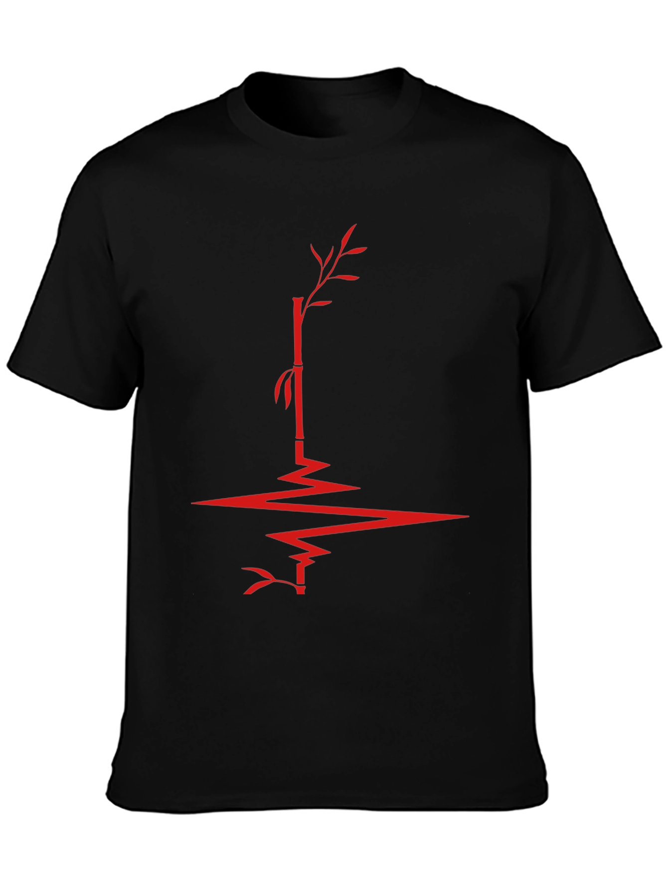 Bamboo Heartbeat Graphic Tee - Modern Menswear