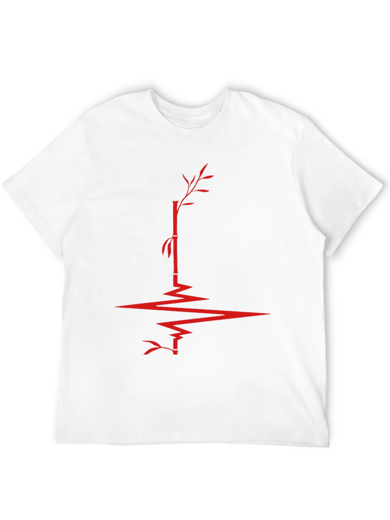 Bamboo Heartbeat Graphic Tee - Modern Menswear