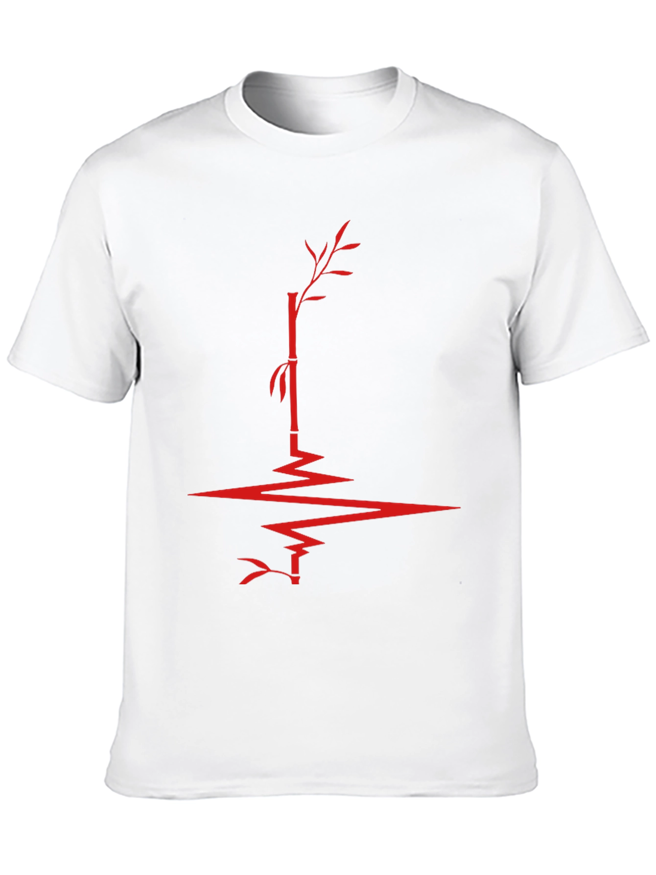 Bamboo Heartbeat Graphic Tee - Modern Menswear