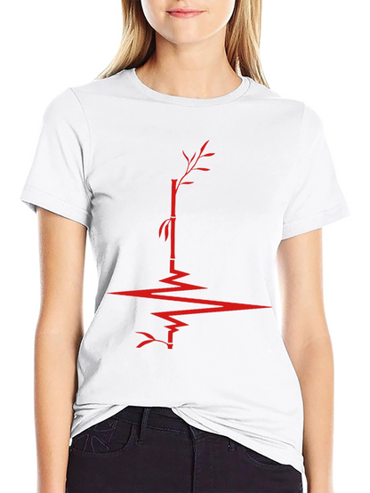 Bamboo Heartbeat Graphic Tee - Modern Menswear
