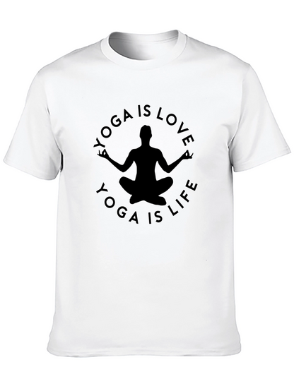 Yoga is Love Yoga is Life Graphic Tee