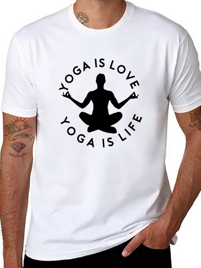 Yoga is Love Yoga is Life Graphic Tee