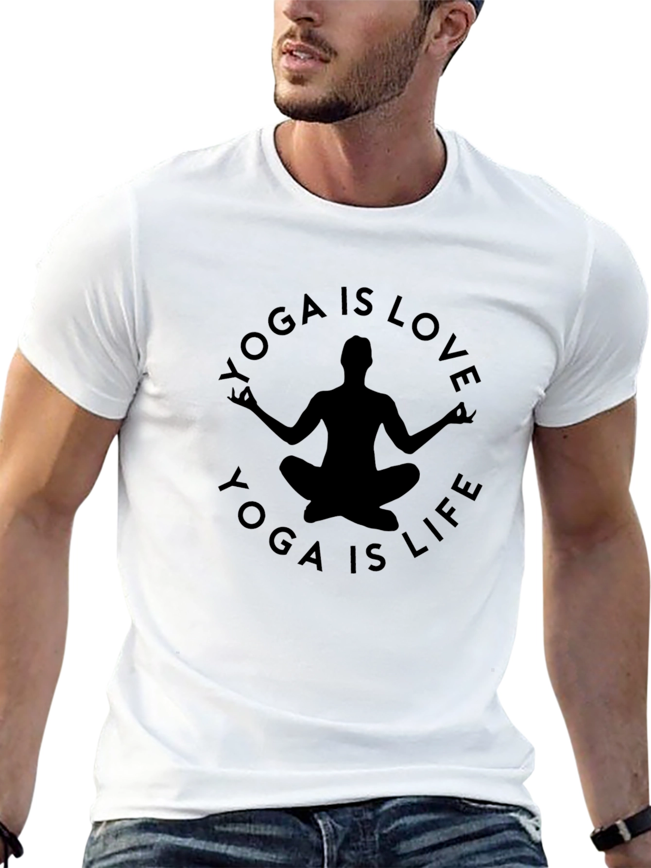 Yoga is Love Yoga is Life Graphic Tee