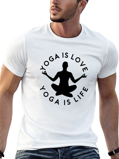 Yoga is Love Yoga is Life Graphic Tee
