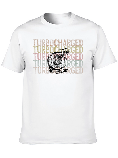 Turbocharged Graphic Tee - Retro Style