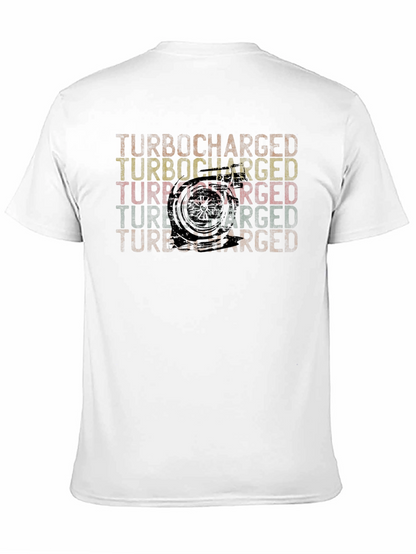 Turbocharged Graphic Tee - Retro Style