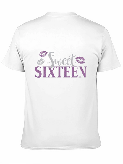 Sweet Sixteen Graphic Tee - Birthday Party T-Shirt