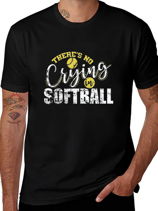 Theres No Crying In Softball T-Shirt