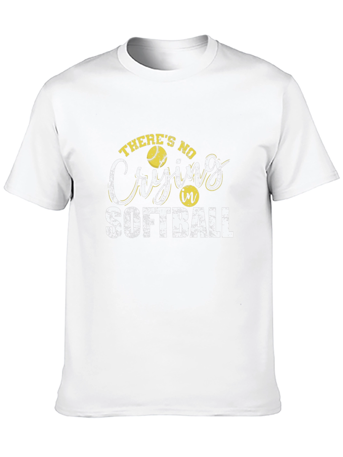Theres No Crying In Softball T-Shirt