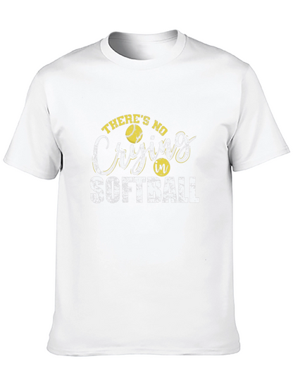 Theres No Crying In Softball T-Shirt