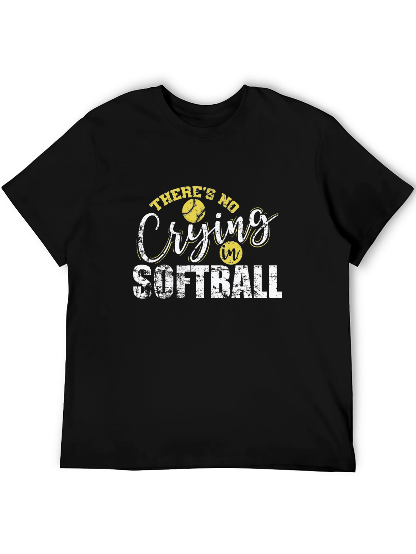 Theres No Crying In Softball T-Shirt