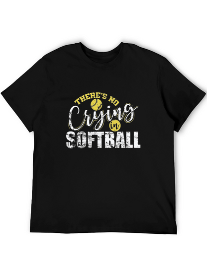 Theres No Crying In Softball T-Shirt