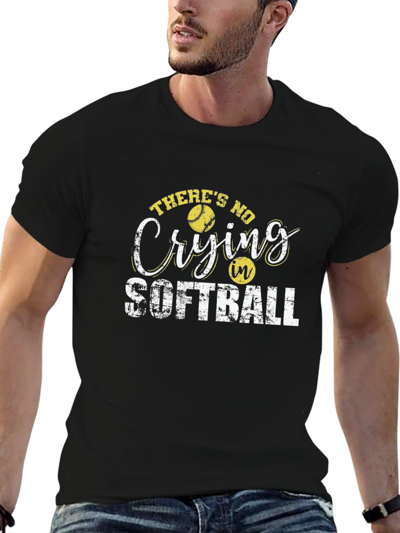 Theres No Crying In Softball T-Shirt