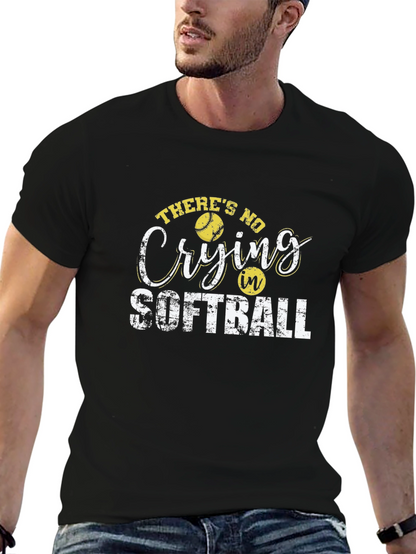 Theres No Crying In Softball T-Shirt