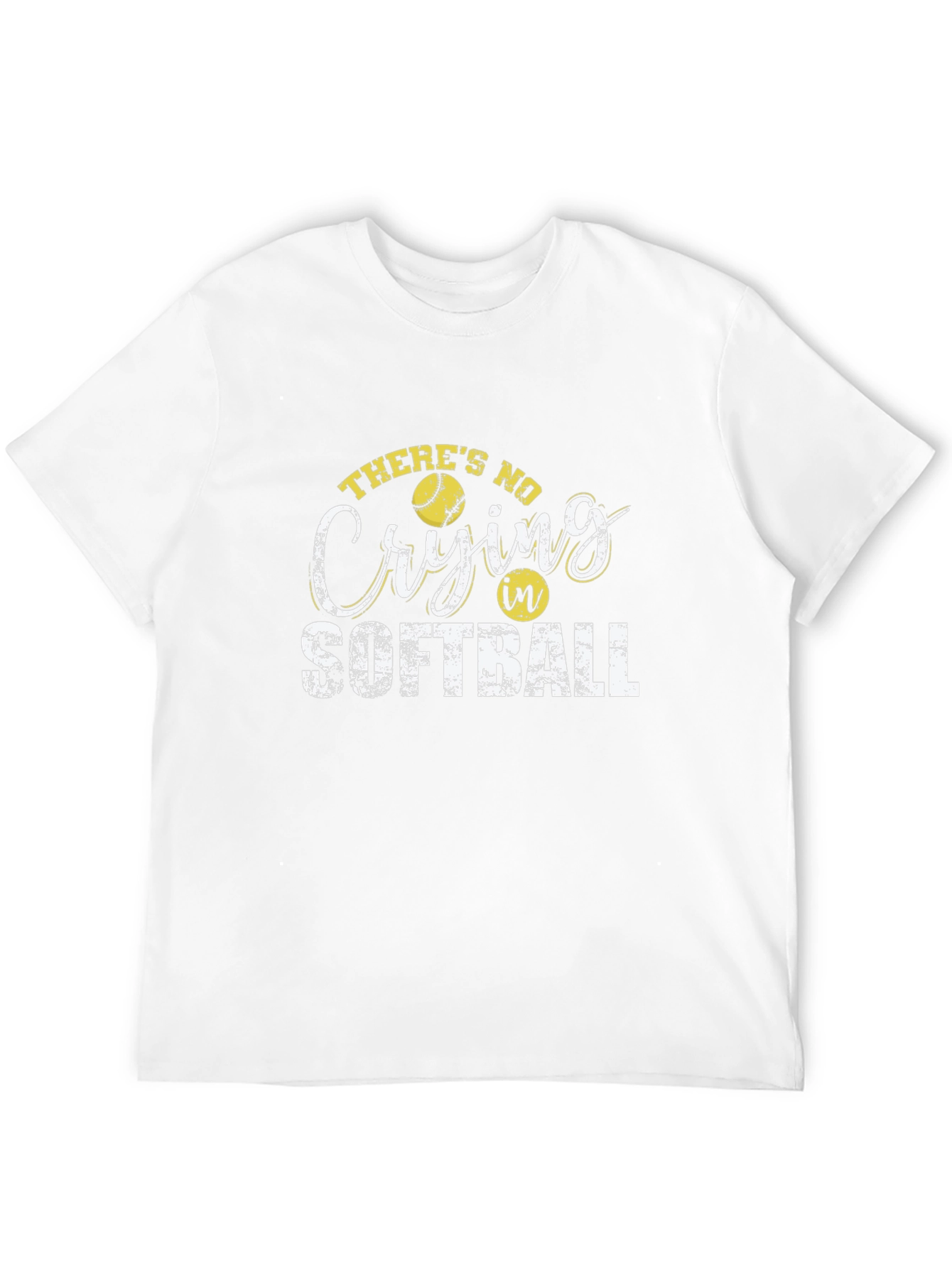 Theres No Crying In Softball T-Shirt