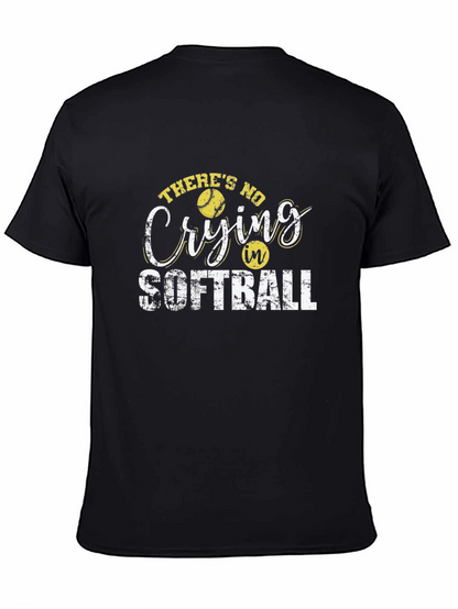Theres No Crying In Softball T-Shirt
