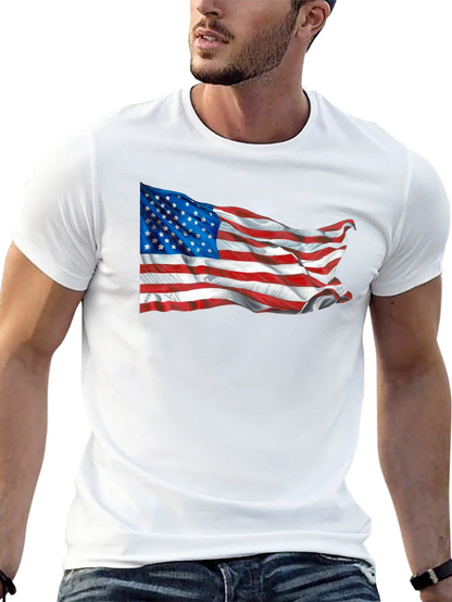 American Flag Graphic T-Shirt