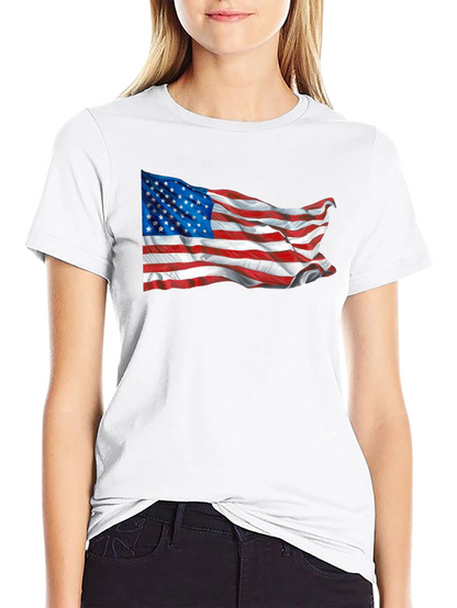 American Flag Graphic T-Shirt