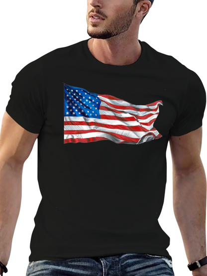 American Flag Graphic T-Shirt