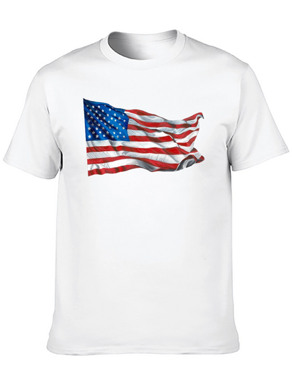 American Flag Graphic T-Shirt