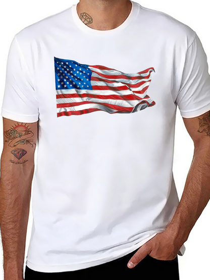 American Flag Graphic T-Shirt