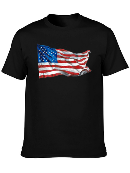 American Flag Graphic T-Shirt