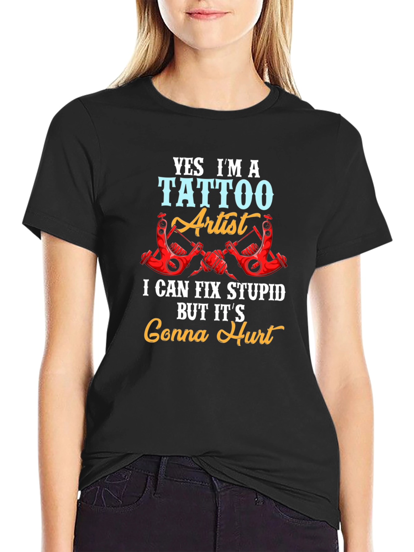 Tattoo Artist Funny Graphic Tee - Gonna Hurt!